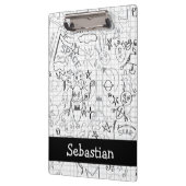 Porte-bloc Bateau-fusée Robot Personnalisé Et Lune Alien (Gauche)