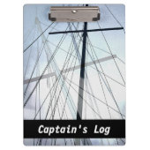 Porte-bloc Bateaux nautiques Masts Capitaine Log (Devant)