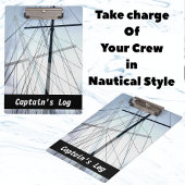 Porte-bloc Bateaux nautiques Masts Capitaine Log