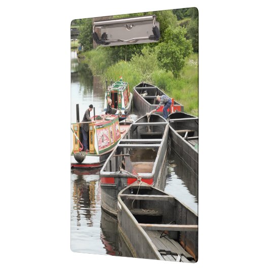 PORTE-BLOC BATEAUX SUR LE CANAL (Gauche)