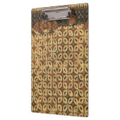 Porte-bloc Batik Earthy Grain de Café Élégant Rustique Rugueu (Gauche)