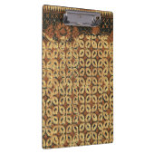 Porte-bloc Batik Earthy Grain de Café Élégant Rustique Rugueu (Swatch)