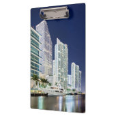 Porte-bloc Bâtiments le long de la rivière Riverwalk de Miami (Gauche)