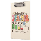 Porte-bloc Batterie à vie de l'enseignant (Gauche)