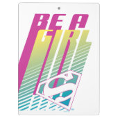 Porte-bloc "Be A Girl" Supergirl Graphic (Dos)