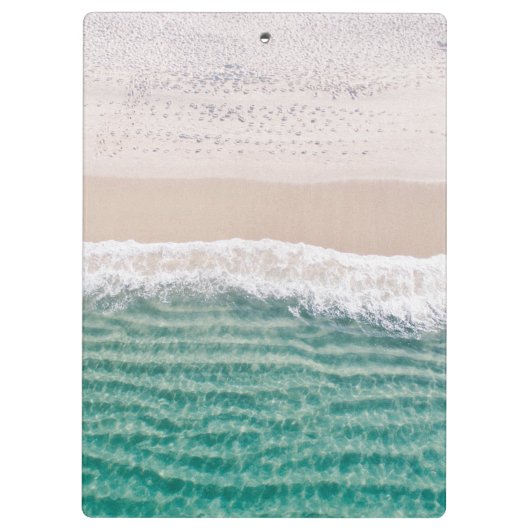 Porte-bloc Beach Ocean Scene Ajouter Votre Nom (Dos)