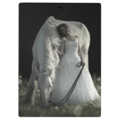 Porte-bloc Beau Cheval Blanc (Dos)