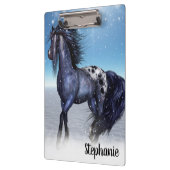 Porte-bloc Beau Cheval d'hiver (Gauche)