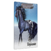 Porte-bloc Beau Cheval d'hiver (Swatch)