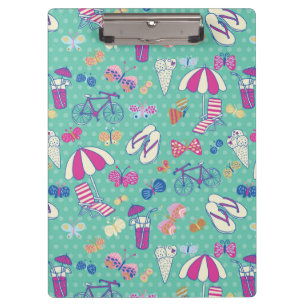 Porte-bloc Beau motif avec des éléments d'été