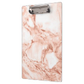 Porte-bloc Beau motif rose de marbre de Faux d'étincelle d'or (Gauche)