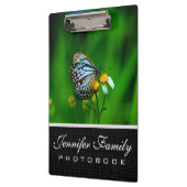 Porte-bloc Beau papillon sur une fleur (Gauche)