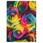 Porte-bloc Beau rose coloré (Dos)