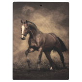 Porte-bloc Beautiful horse throw pillow (Dos)