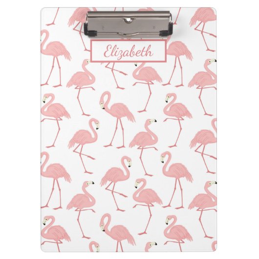 Porte-bloc Beaux Flamants Roses (Devant)
