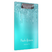 Porte-bloc Beaux gouttes d'parties scintillant à la menthe bl (Swatch)