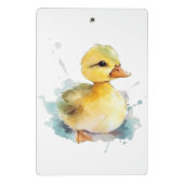 Porte-bloc Bébé Canard Aquarelle Mini Porte - bloc (Dos)