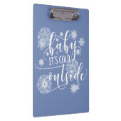 Porte-bloc Bébé c'est froid dehors Noël (Swatch)