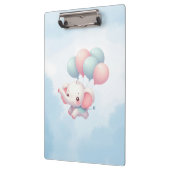 Porte-bloc bébé éléphant avec ballons (Gauche)