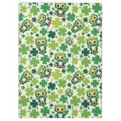 Porte-bloc Bébé Hibou Mignon St Patrick Dessin Animé (Dos)