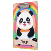 Porte-bloc Bébé mignon Panda arc-en-ciel (Gauche)