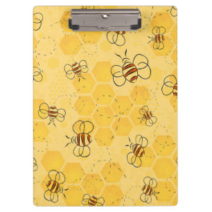 Porte-bloc Bee Buzzing Honey Bees mignonne