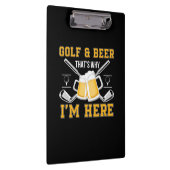 Porte-bloc Beer Drinker Golf And Beer Birthday (Swatch)