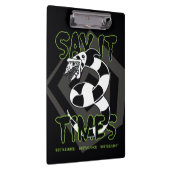 Porte-bloc Beetlejuice | Say It 3 Times (Swatch)