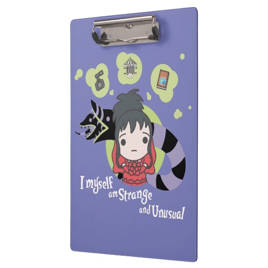 Porte-bloc Beetlejus | Chibi Lydia "Étrange et inhabituel" (Gauche)