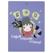 Porte-bloc Beetlejus | Chibi Lydia "Étrange et inhabituel" (Dos)