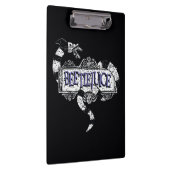 Porte-bloc Beetlejus | Vapeur de sable enroulé sur le logo Be (Swatch)