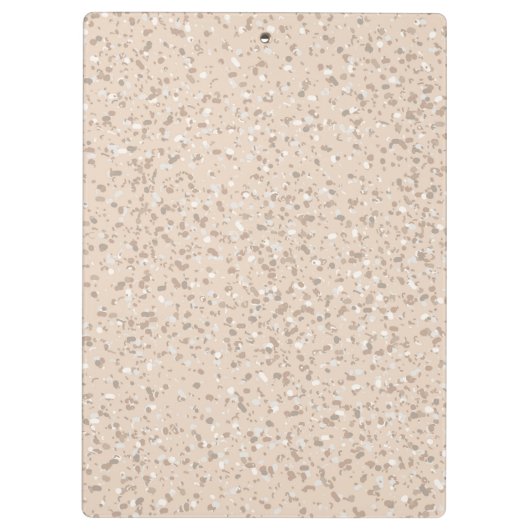 Porte-bloc Beige Aesthetic Terrazzo (Dos)