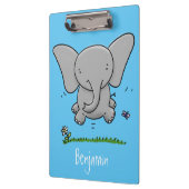 Porte-bloc Belle adorable dessin d'éléphant bébé (Gauche)