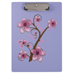 Porte-bloc Belle carte florale personnalisée