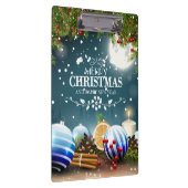 Porte-bloc Belle conception de Noël avec branches de neige (Swatch)