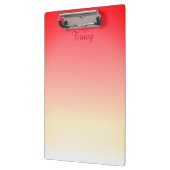 Porte-bloc Belle couleur rouge et blanche Personnaliser (Gauche)