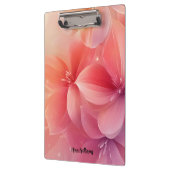 Porte-bloc Belle Fleur rose romantique (Gauche)