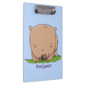 Porte-bloc Belle illustration de dessin animé de bébé wombat (Swatch)