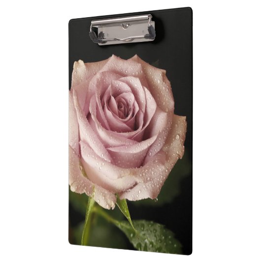 Porte-bloc belle rose rose (Gauche)