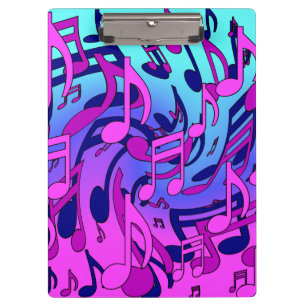 Porte-bloc Belles notes de musique Arts animés et artistiques