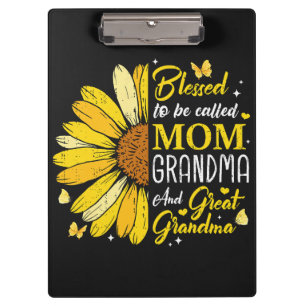 Porte-bloc Bénie d'être appelée maman grand-mère