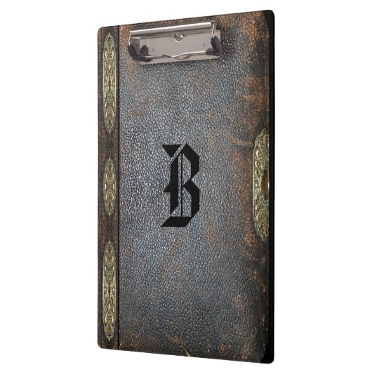 Porte-bloc Benjura Old Book Style Cool Monogram (Gauche)