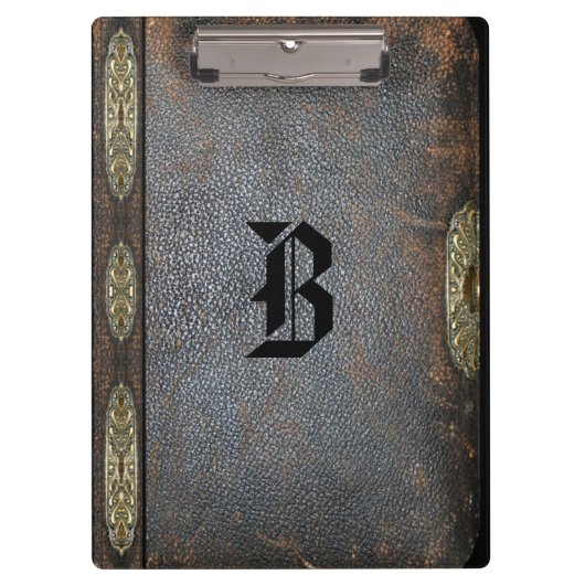 Porte-bloc Benjura Old Book Style Cool Monogram (Devant)