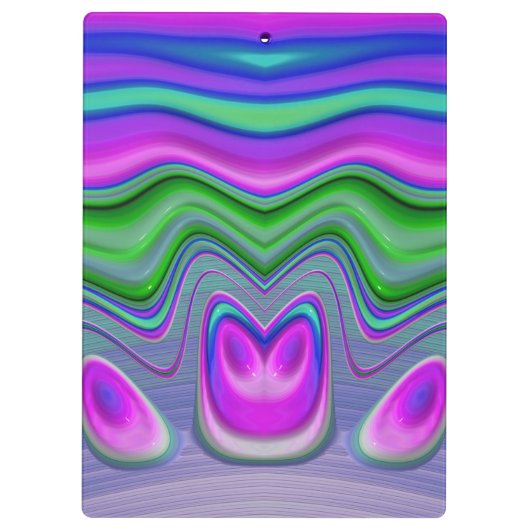 Porte-bloc BETH ~ 3D ! Rose, Violet, Vert, Bleu (Dos)