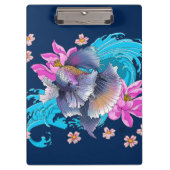 Porte-bloc Betta Siamese combat le poisson (Devant)