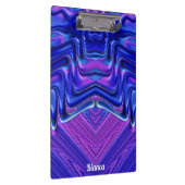 Porte-bloc BIANCA ~ 3D ! ~ Rose Blanc et Bleu original ~ (Swatch)