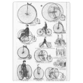 Porte-bloc Bicyclette à grande roue Penny Farthing (Dos)
