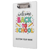 Porte-bloc Bienvenue à la rentrée des classes (Gauche)