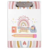 Porte-bloc Bienvenue à l'école (Devant)