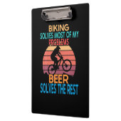 Porte-bloc Bière Et Vélo Anniversaire (Gauche)